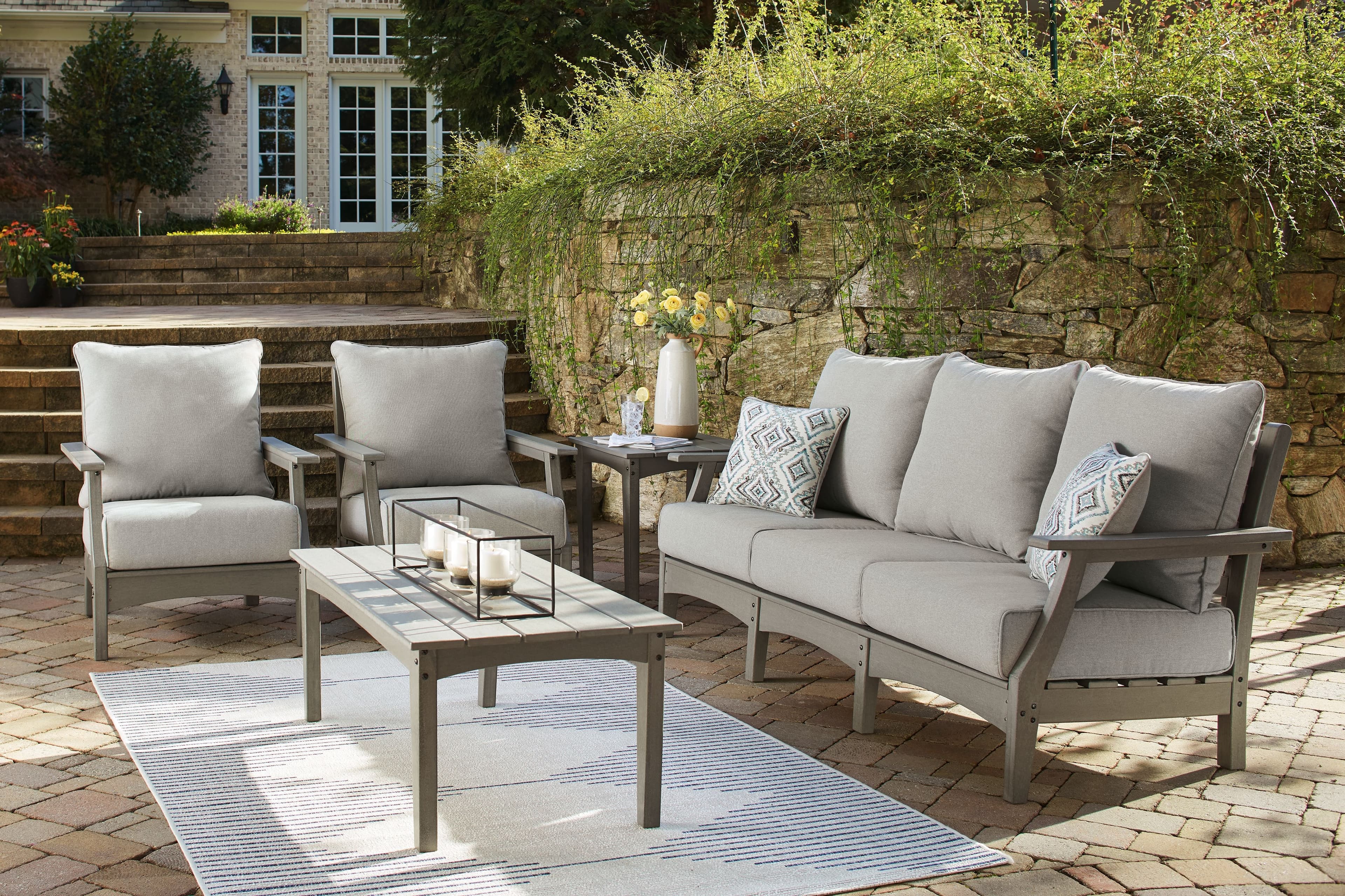 Visola - 5 Pc. - Lounge Set - Gray