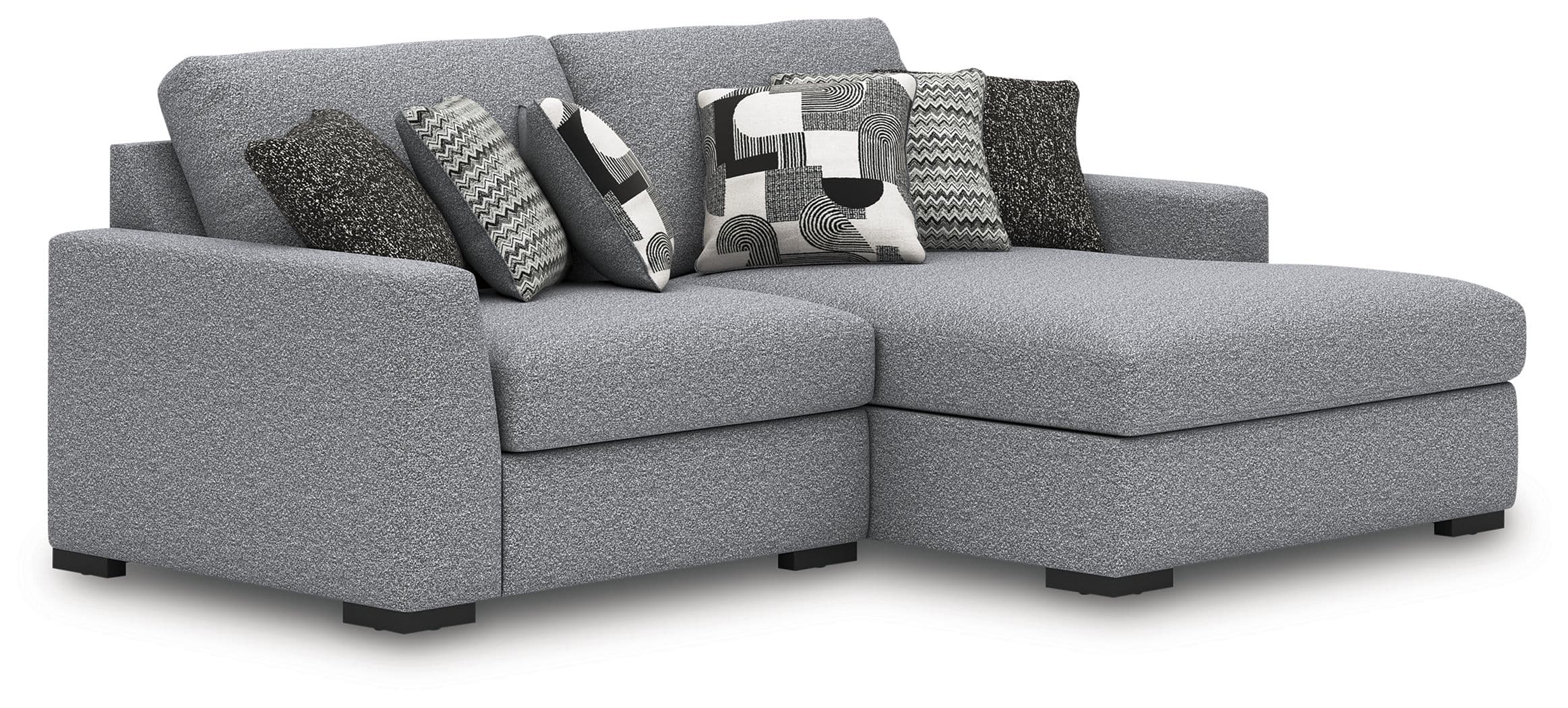 Bealton - 2-Piece Sectional With RAF Corner Chaise - Salt And Pepper