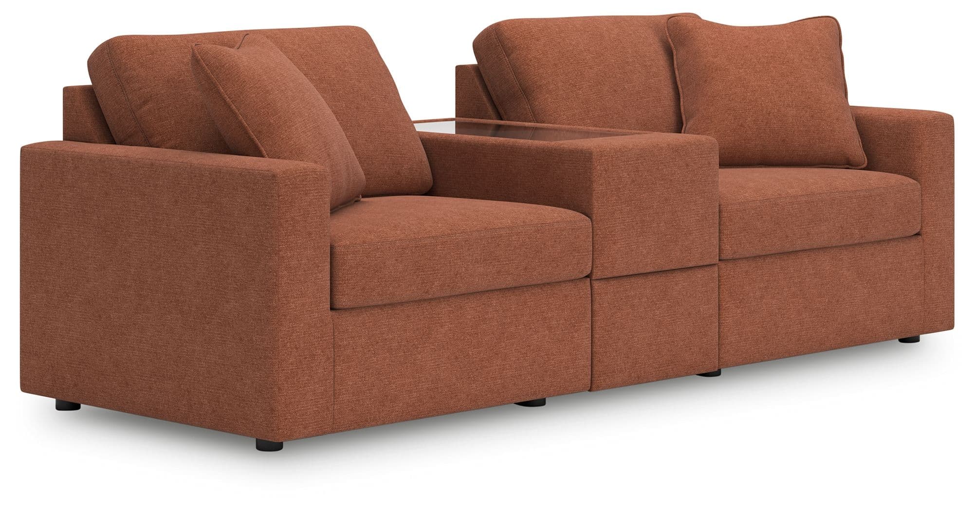 3-Piece Sectional With Storage Console