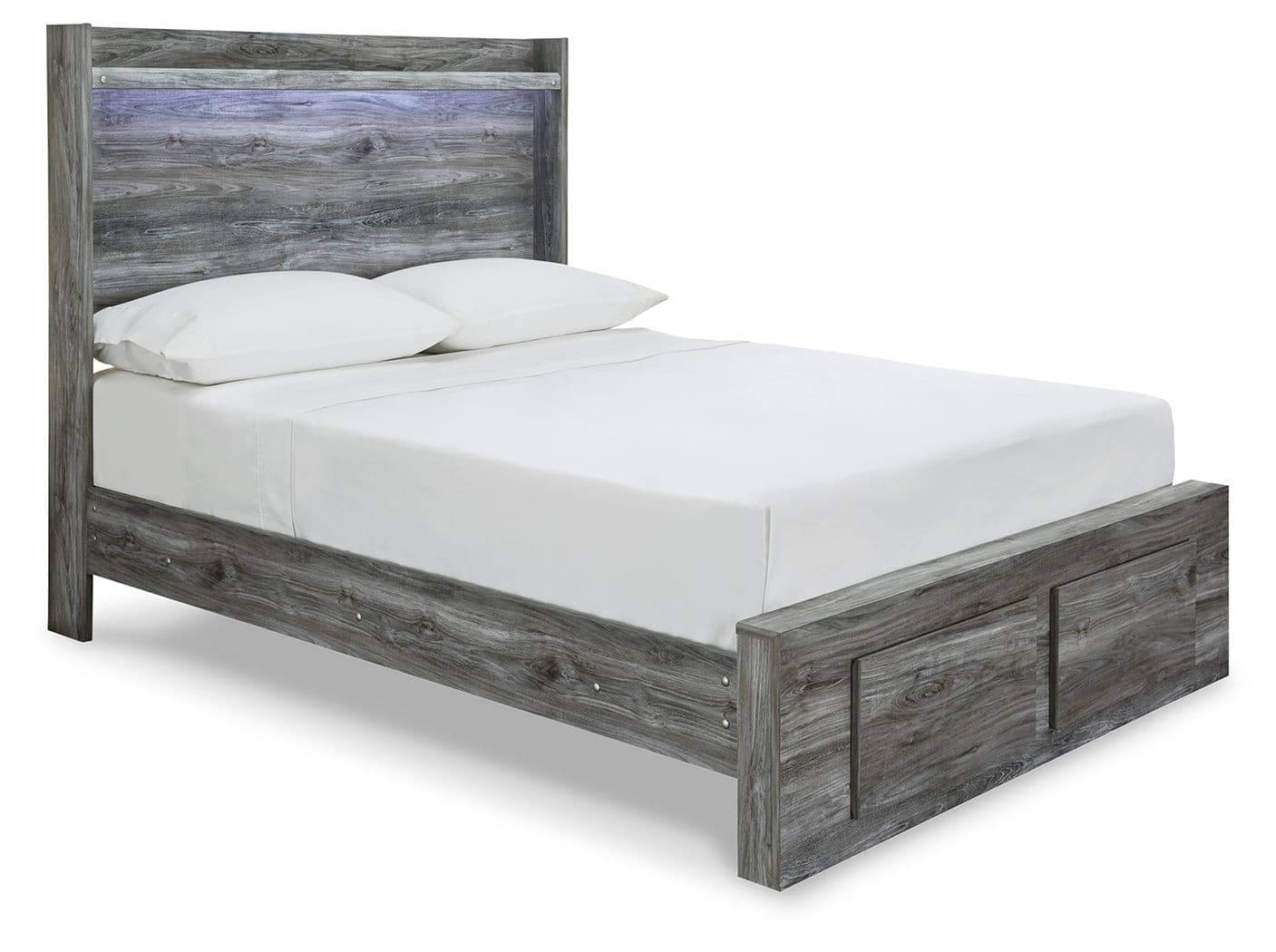 Full Panel Bed With 2 Storage Drawers