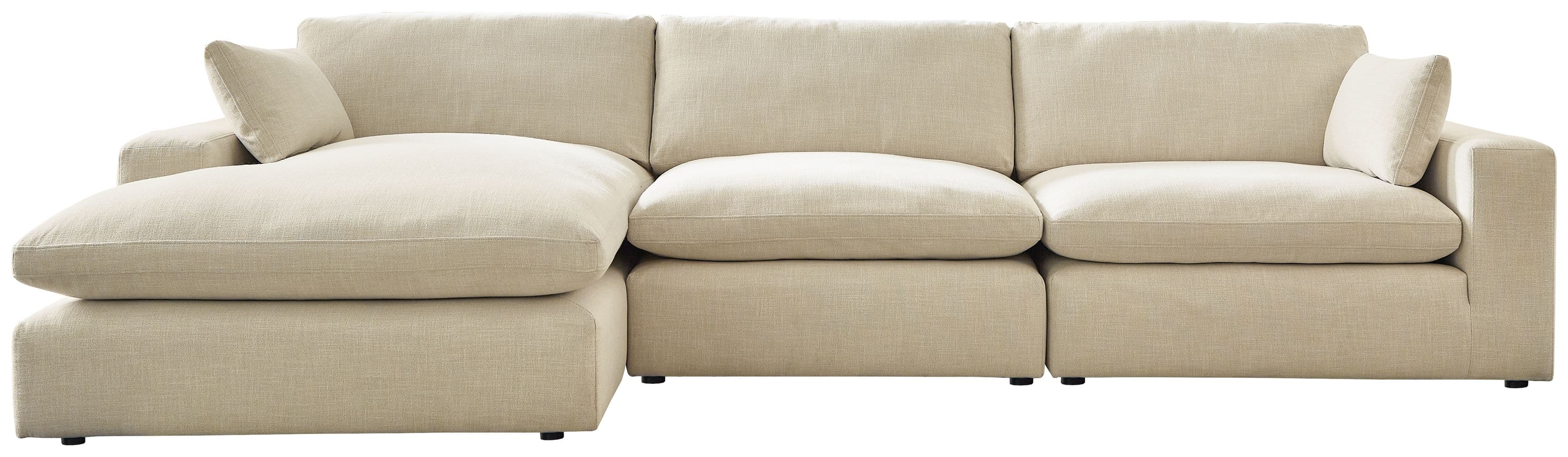 Left Arm Facing Corner Chaise 3 Pc Sectional