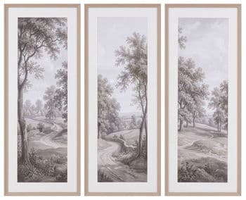 Dixonburg - Wall Art Set (Set of 3) - Taupe / Gray