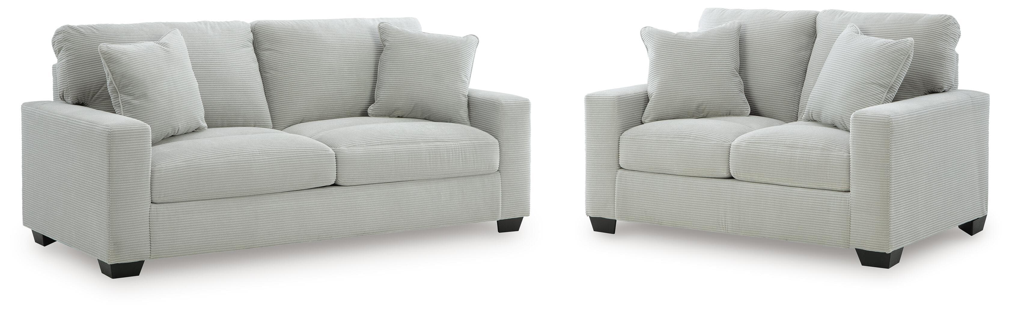 Greenbriar - 2 Pc. - Sofa And Loveseat - Smoke