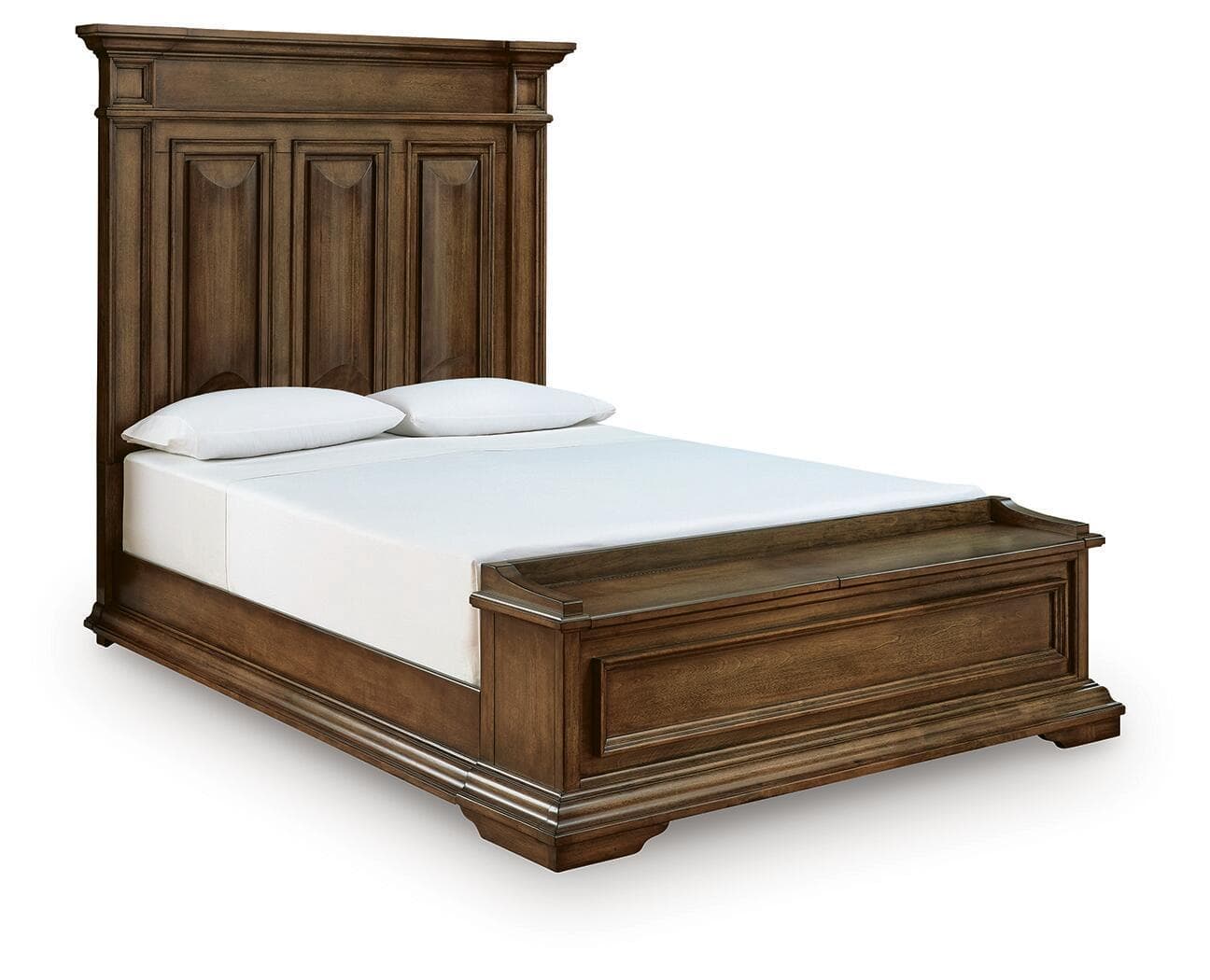 Queen Panel Storage Bed