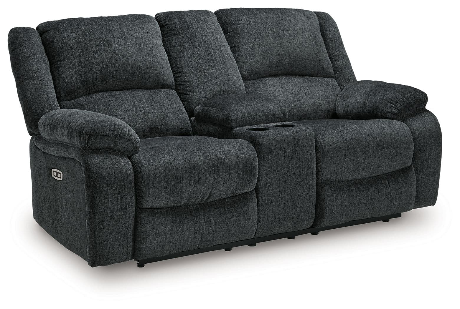 Dbl Rec Pwr Loveseat W/Console · Slate