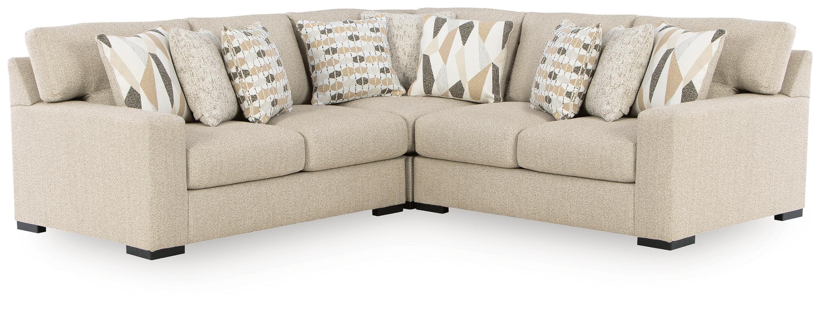 LaureLGrove - 3-Piece Sectional - Pebble