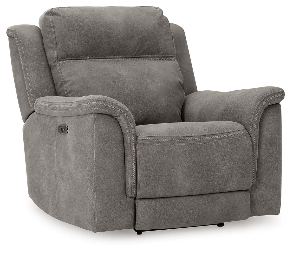Power Recliner With Adjustablej Headrest · Slate