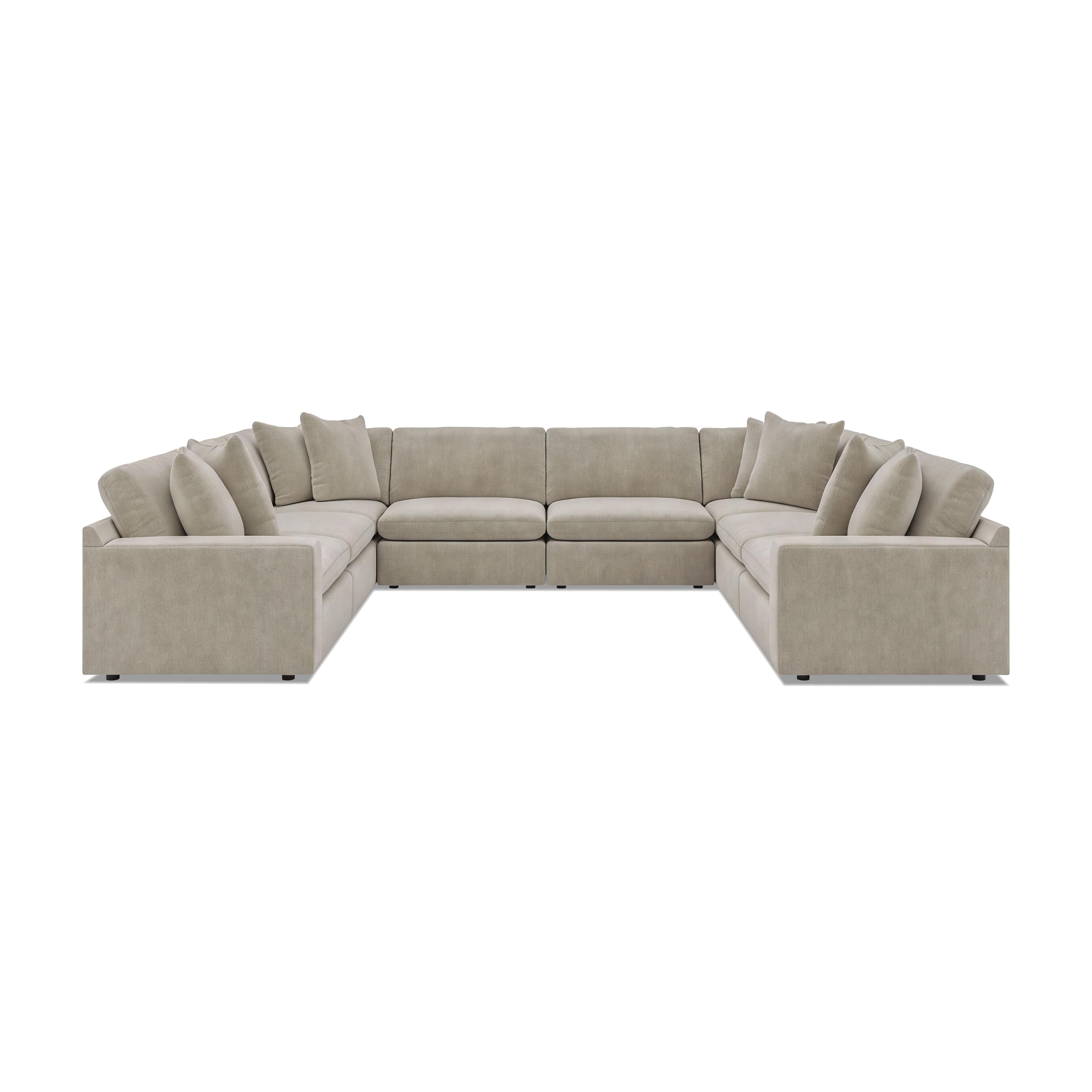 Maxton Heights - 8-Piece Sectional - Pebble