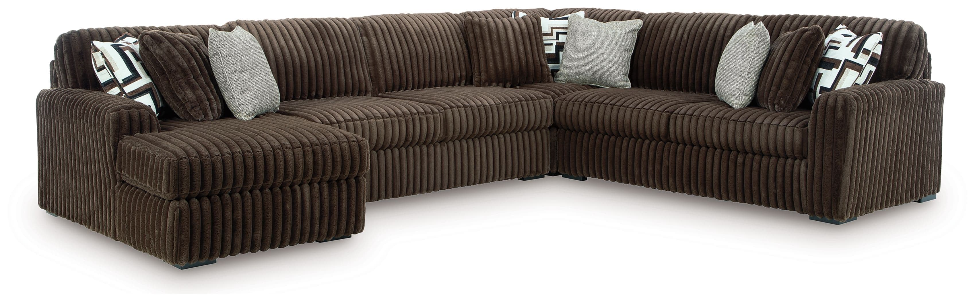 4-Piece Sectional With LAF Corner Chaise