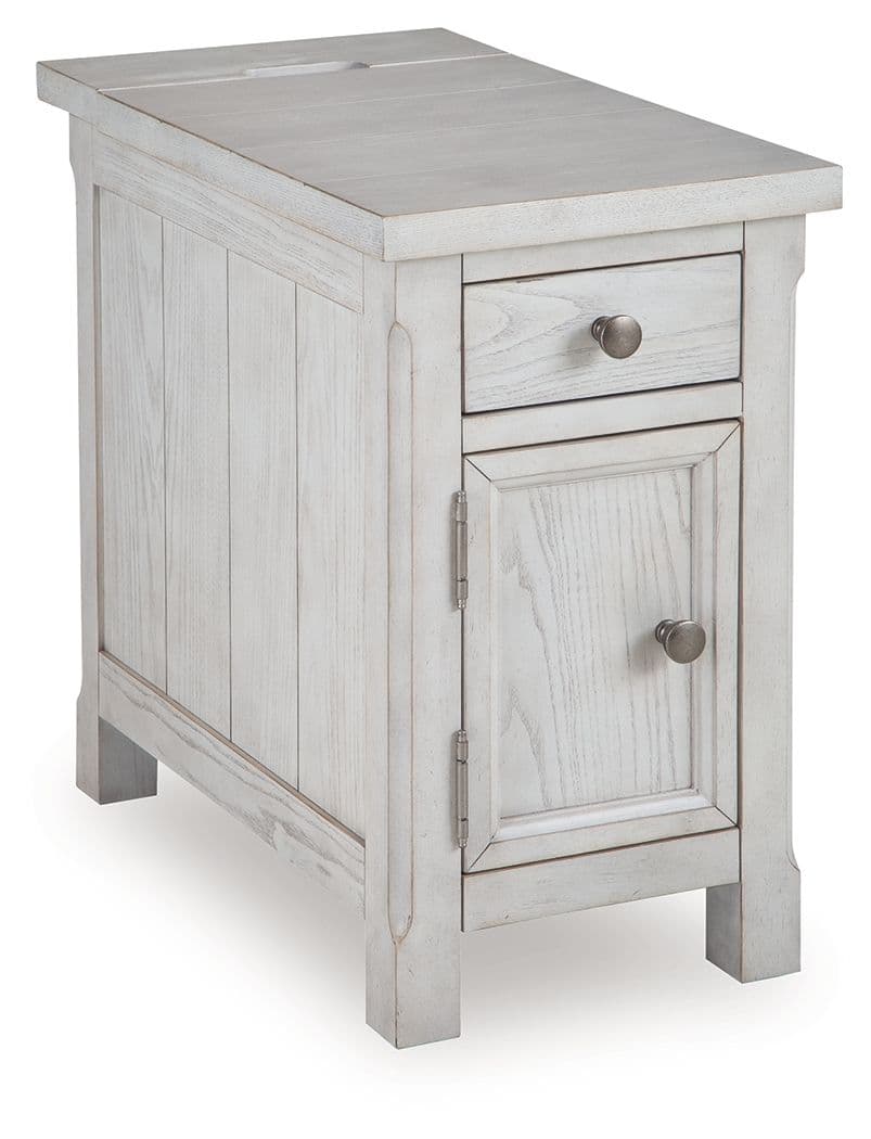 Robbinsdale - Chair Side End Table - Antique White