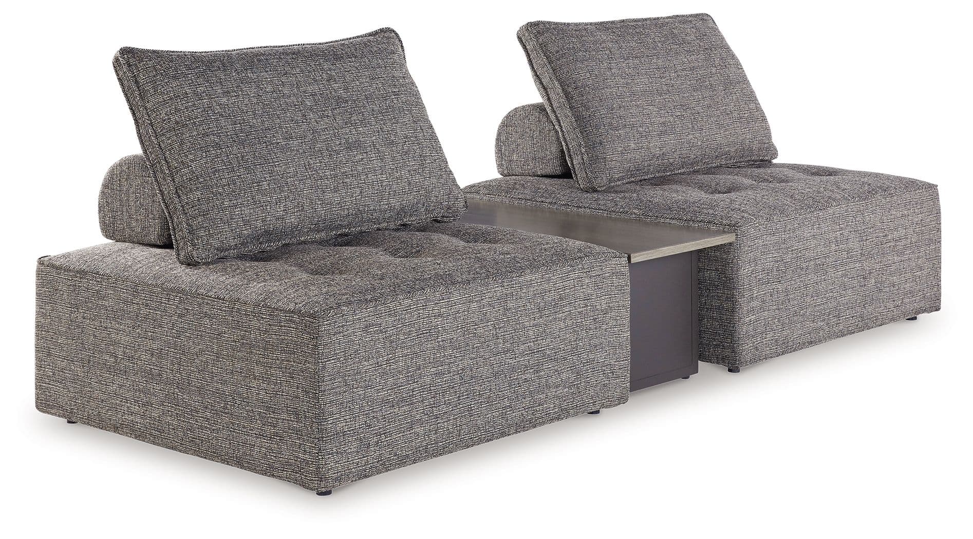3-Piece Outdoor Sectional With End Table