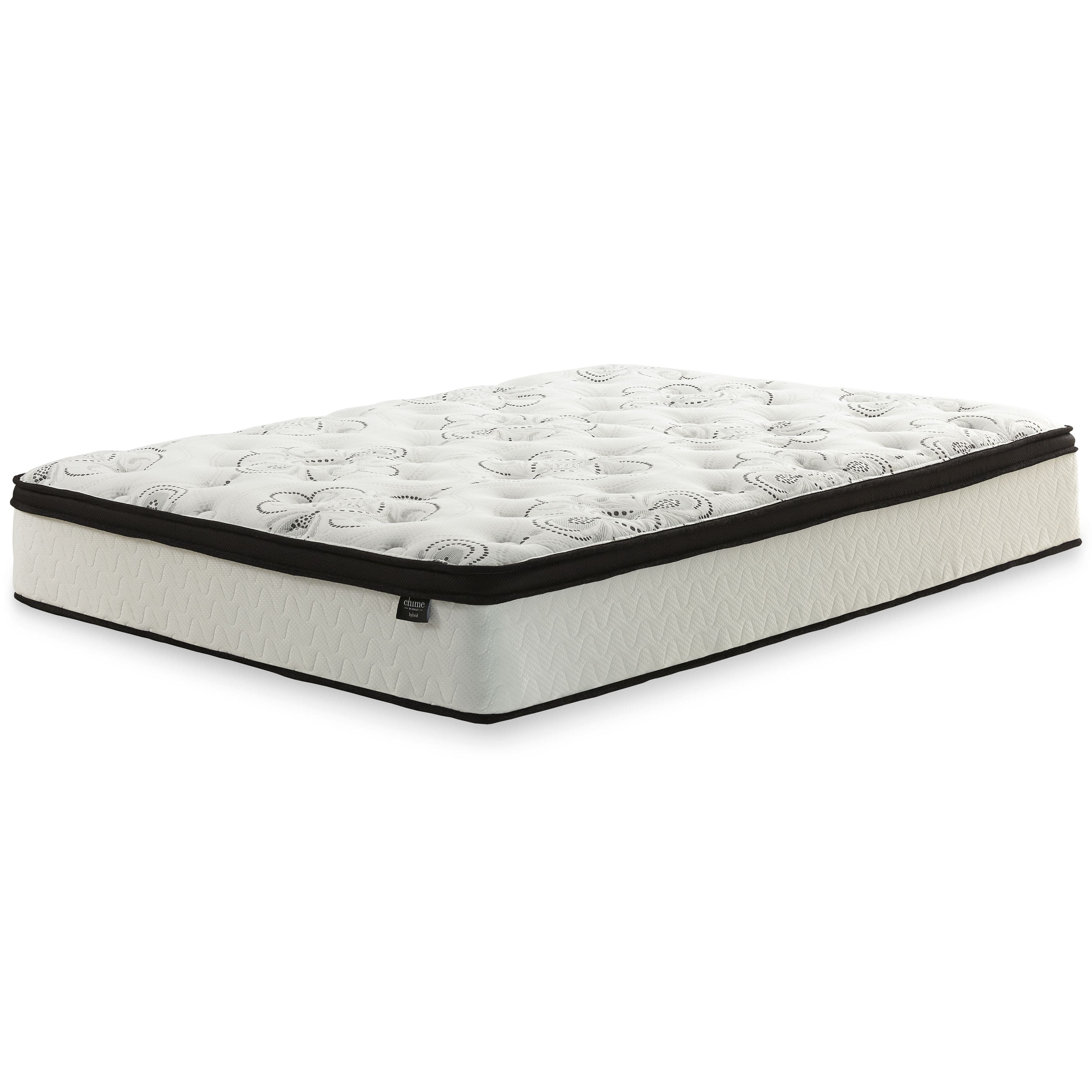 Chime 12 Inch Hybrid - 12" Full Mattress - White