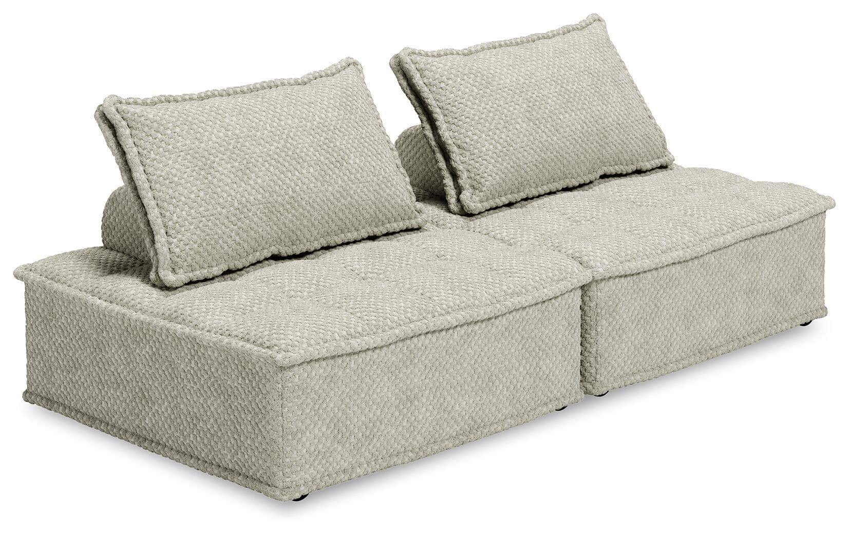 2-Piece Modular Seating · Taupe