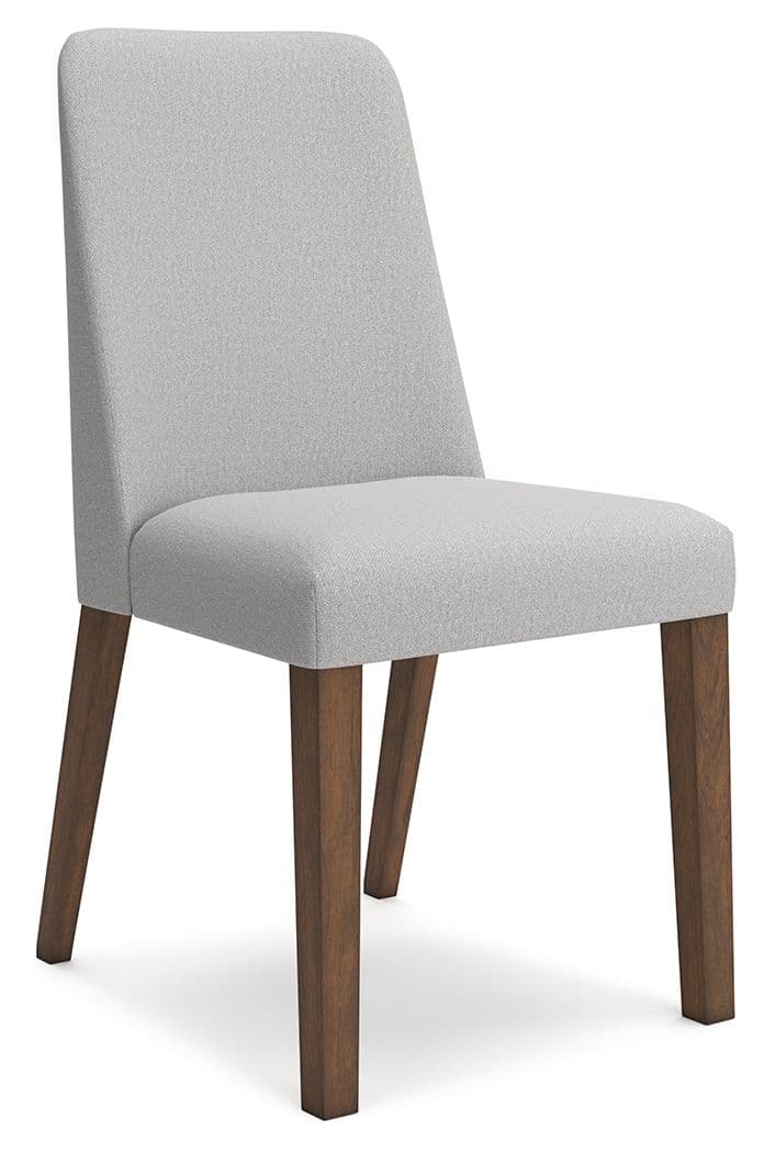Lyncott - Dining Uph Side Chair (Set of 2) - Light Gray / Brown