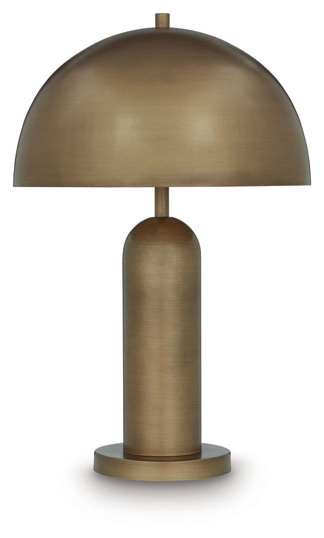 Metal Table Lamp · Antique Gold Finish
