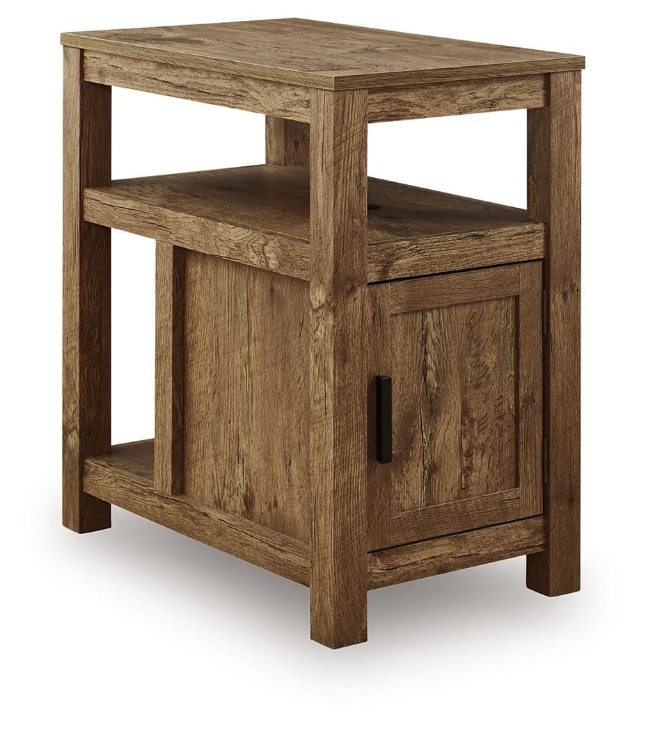 Chair Side End Table · Brown