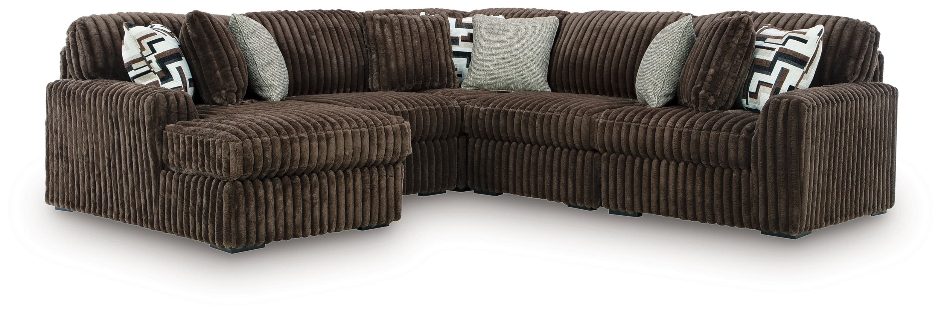 5-Piece Sectional With LAF Corner Chaise