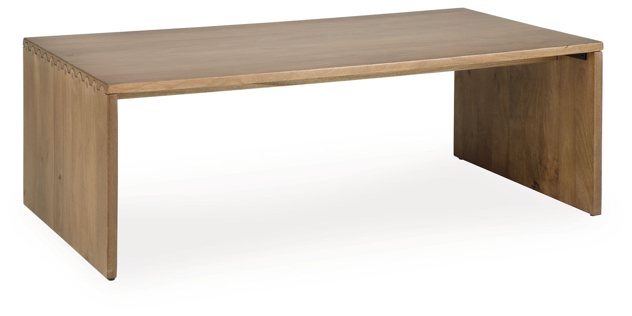 Ella Grove - Rectangular Cocktail Table - Rich Brown