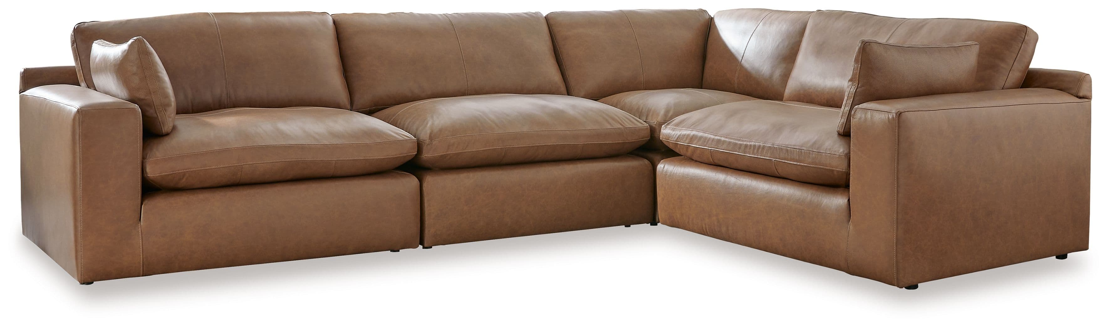 4-Piece Sectional · Caramel