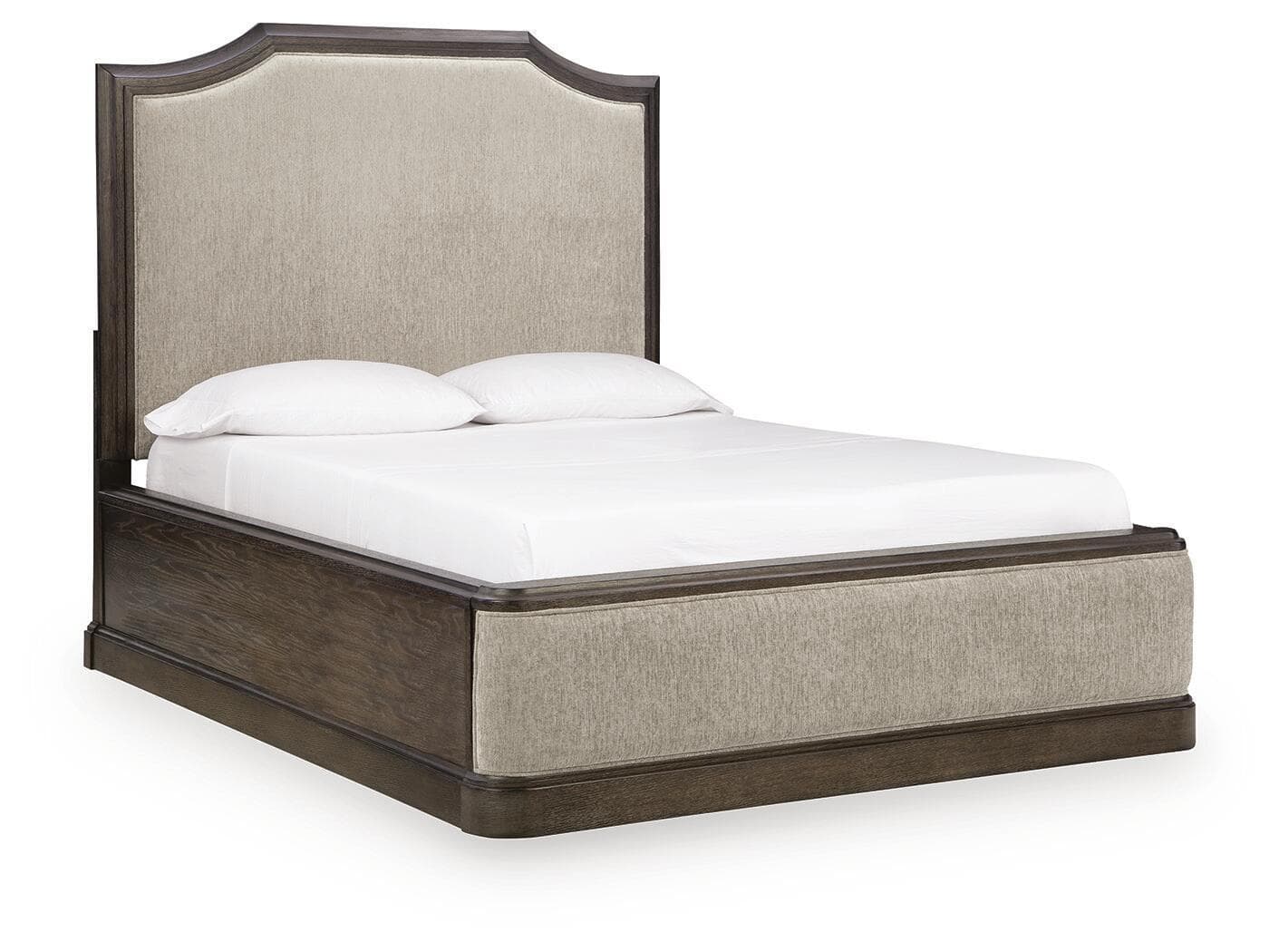 Queen Upholstered Panel Bed