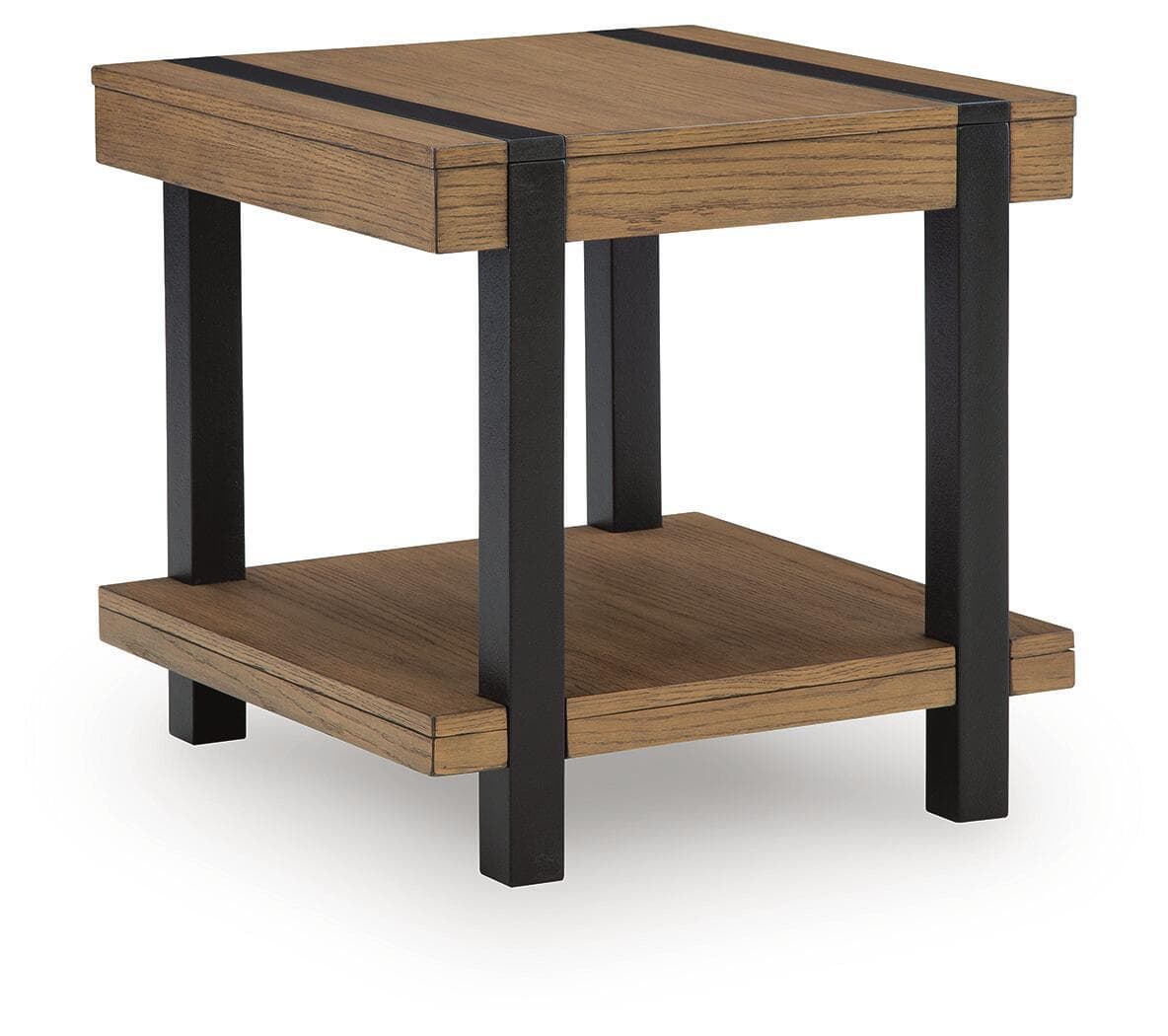 Jorannti - Square End Table - Medium Brown