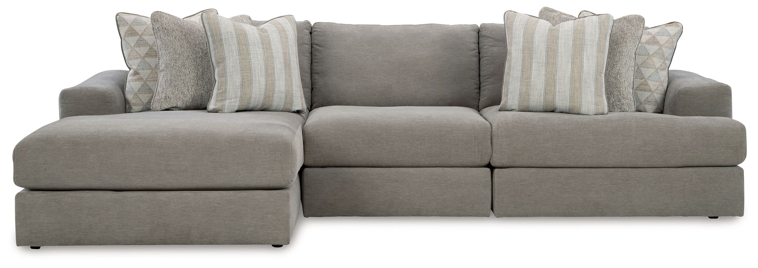 3-Piece Sectional With Laf Corner Chaise