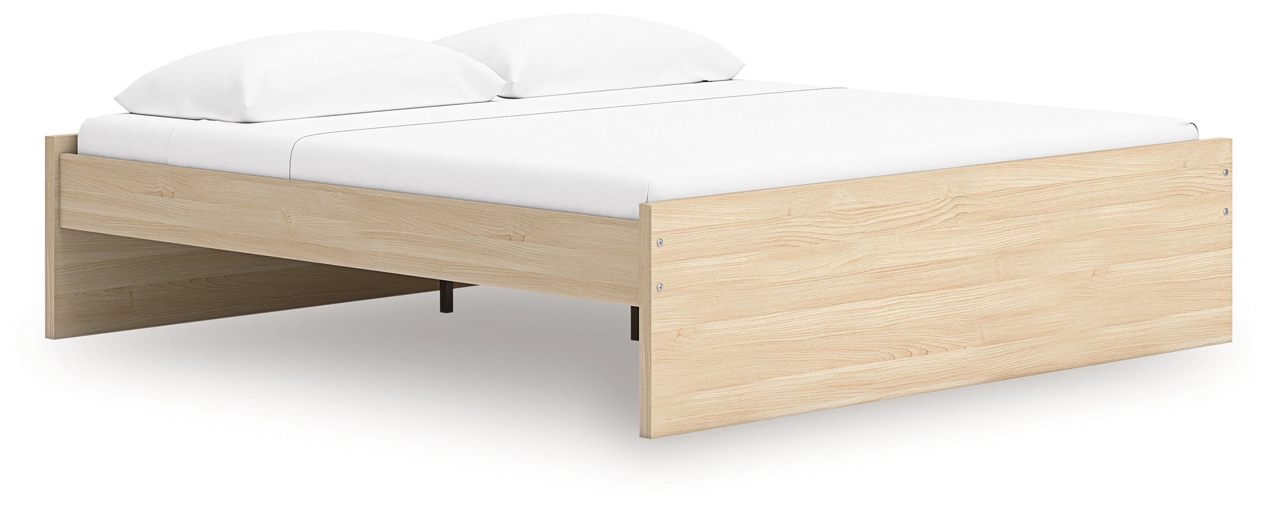 King Platform Bed · Natural