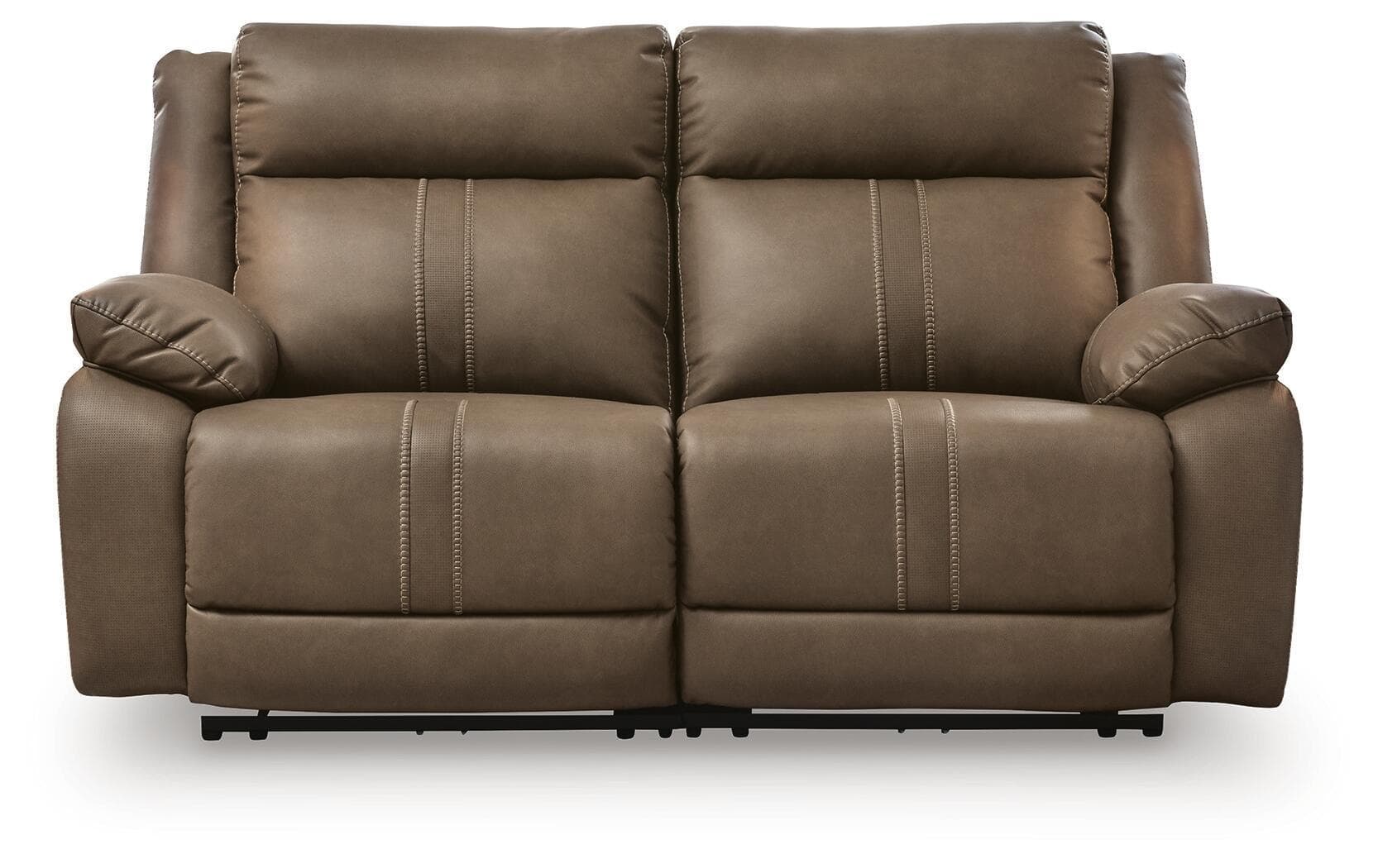 Max-Momentum - 2-Piece Power Reclining Sectional Loveseat - Biscotti
