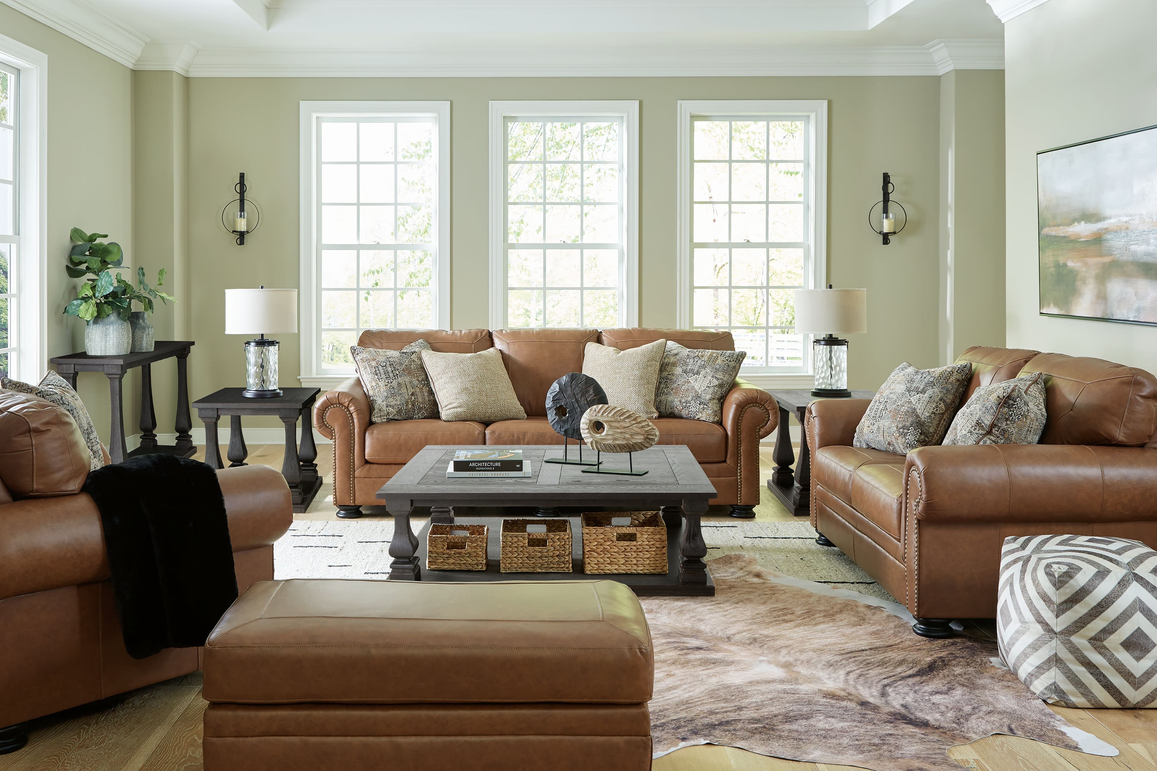 4 Pc. · Sofa, Loveseat, Chair And A Half, Ottoman