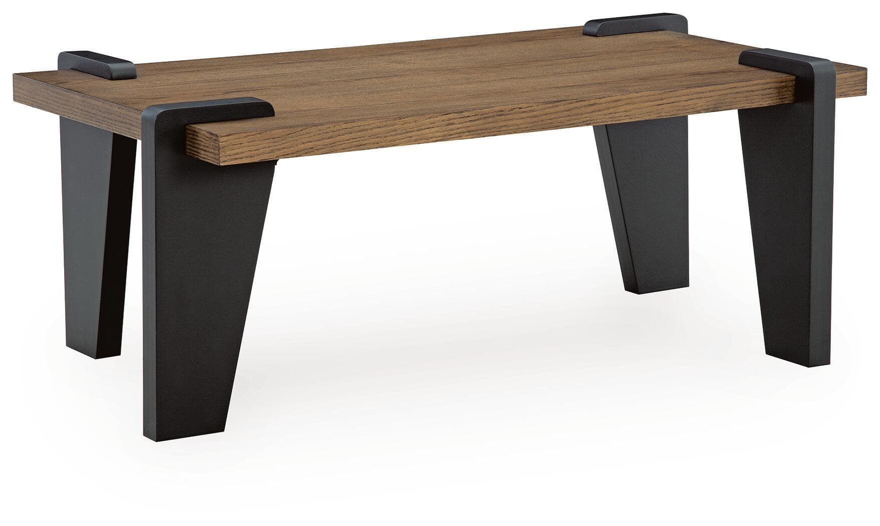 Weathermore - Rectangular Cocktail Table - Brown / Black