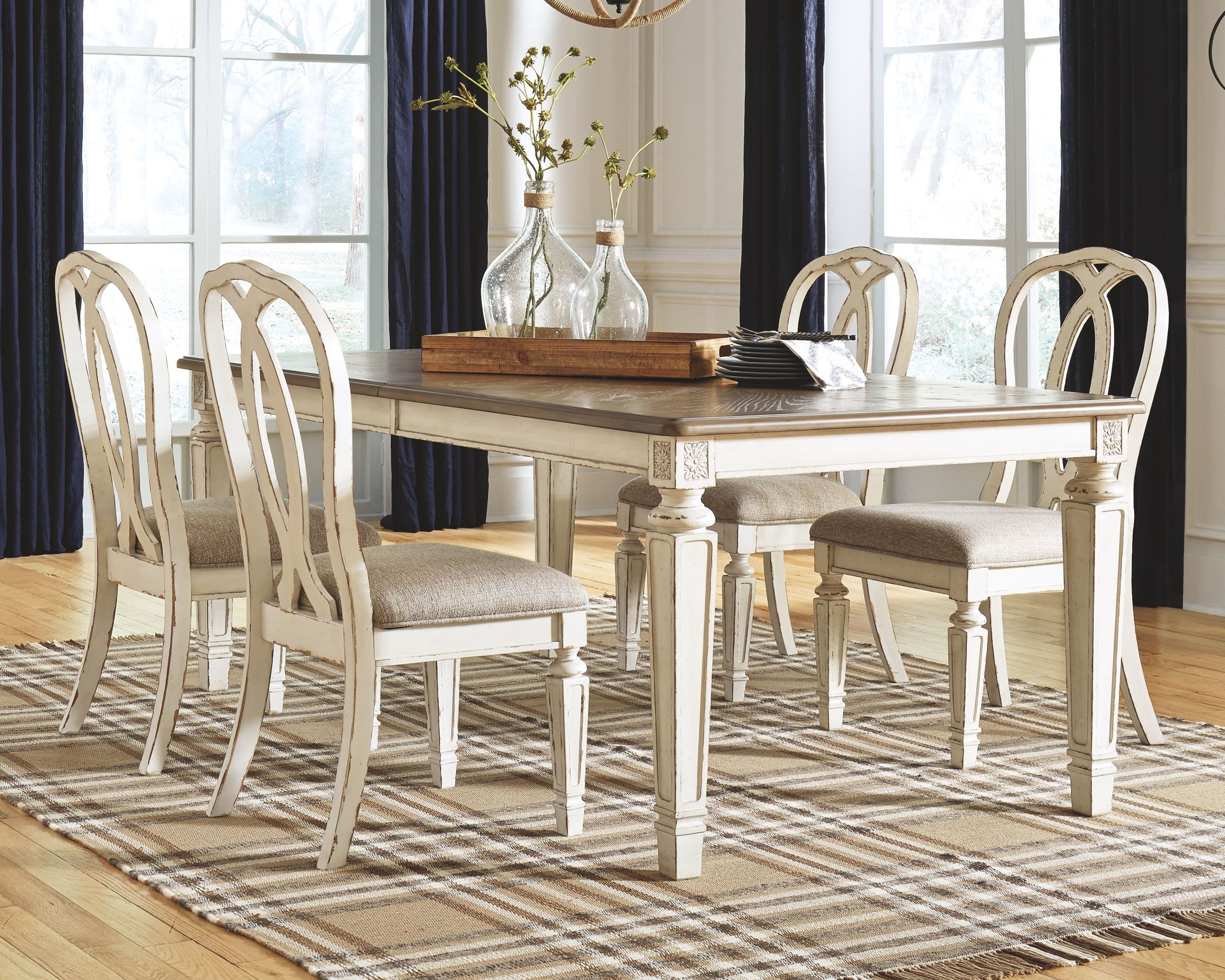 5 Pc. · Extension Table, 4 Ribbonback Side Chairs