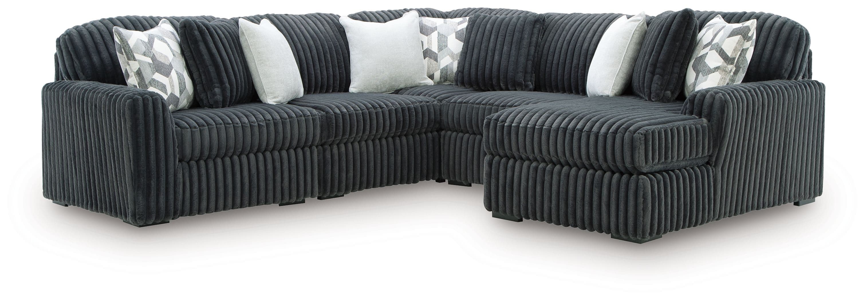 5-Piece Sectional With RAF Corner Chaise