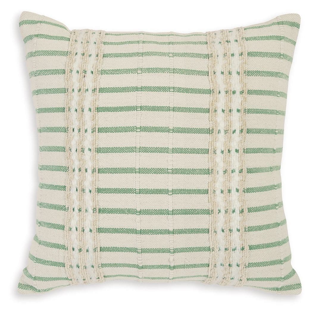 Rowton - Pillow (Set of 4) - White / Green