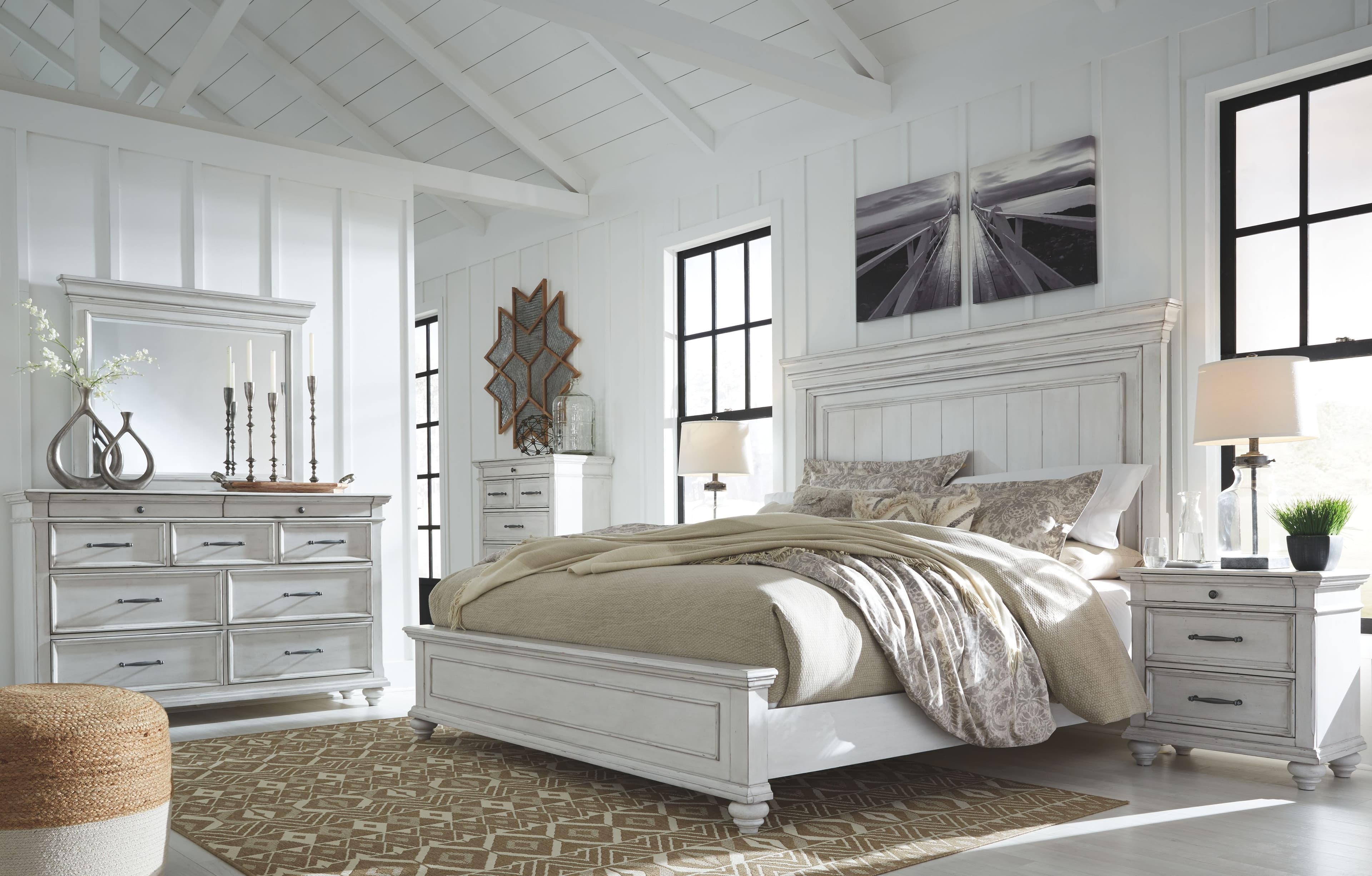 5 Pc. · Dresser, Mirror, Queen Panel Bed