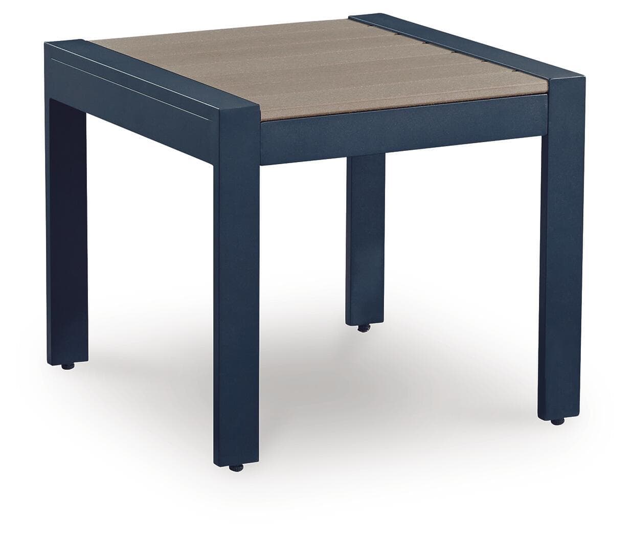 East Beach - Rectangular End Table - Blue