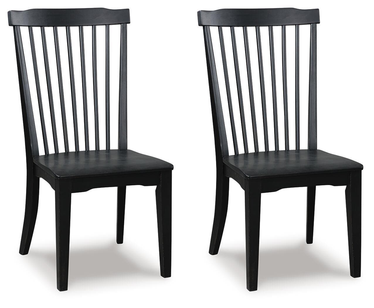 Greddinton - Dining Room Side Chair (Set of 2) - Black