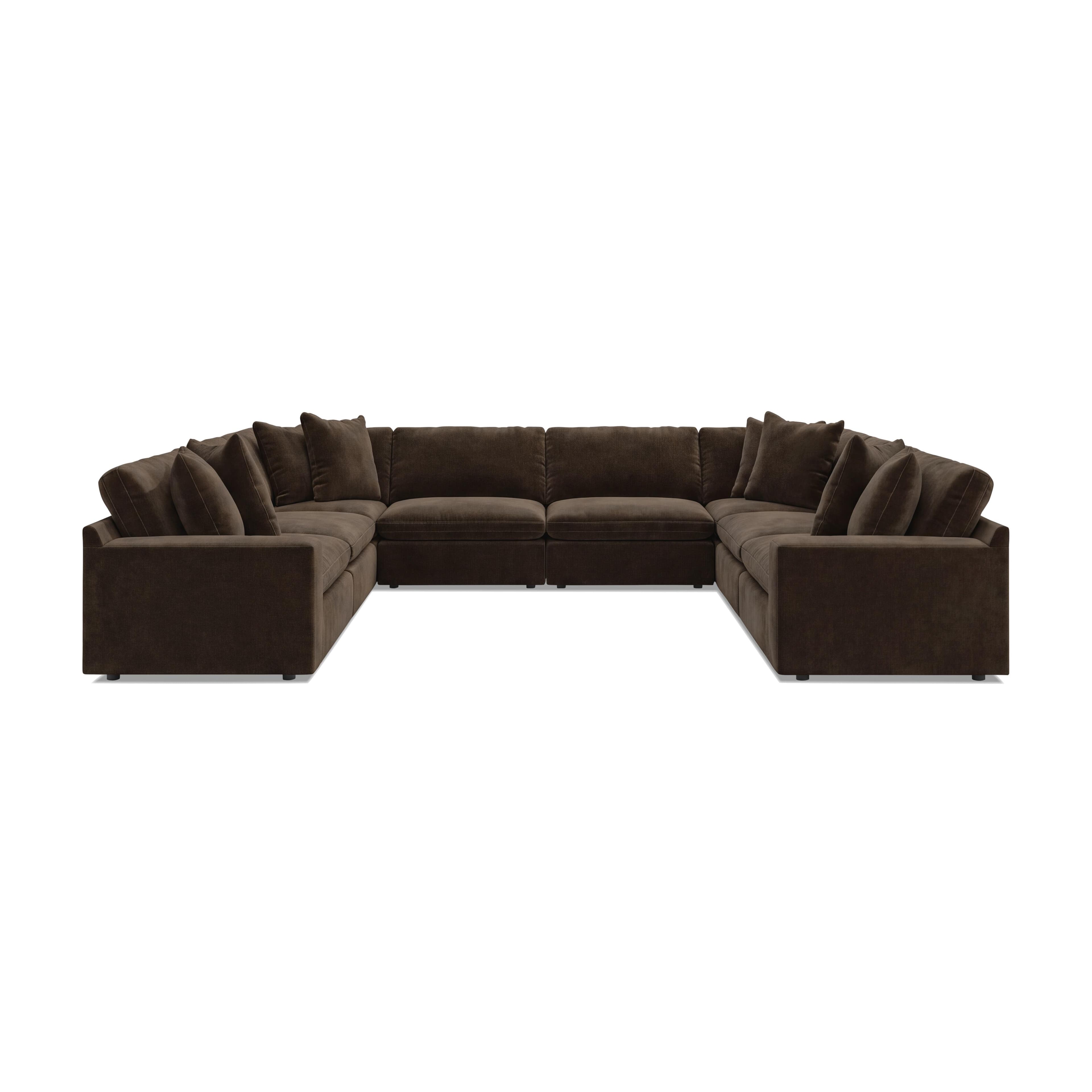 Maxton Heights - 8-Piece Sectional - Bittersweet