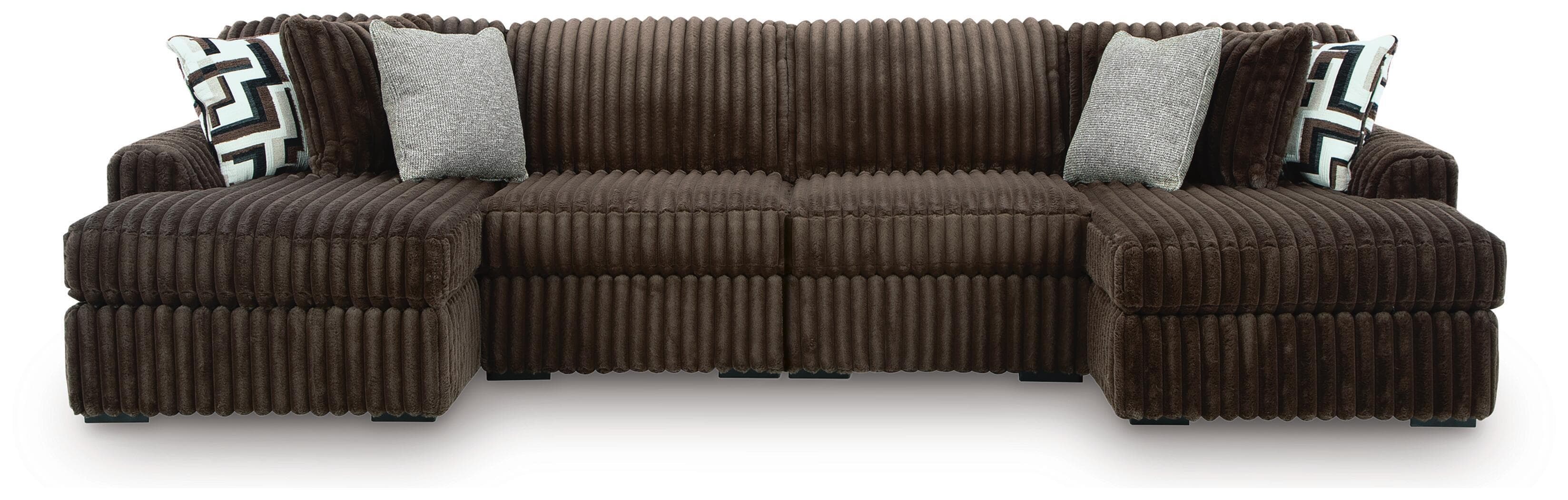 4-Piece Double Chaise Sectional