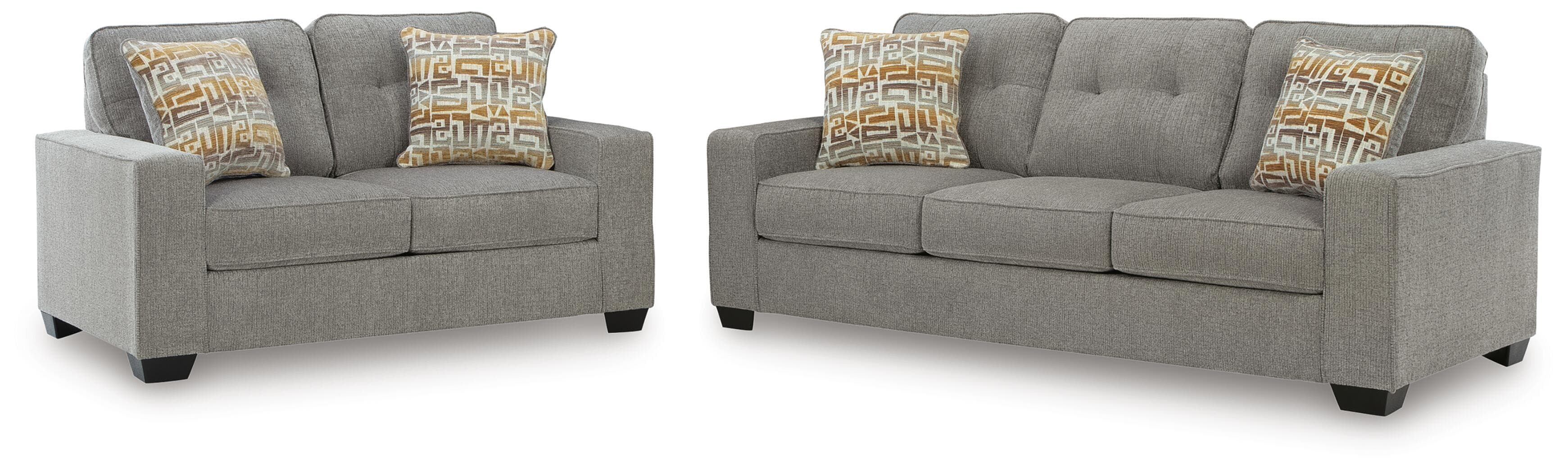 Larimer - 2 Pc. - Sofa And Loveseat - Iron