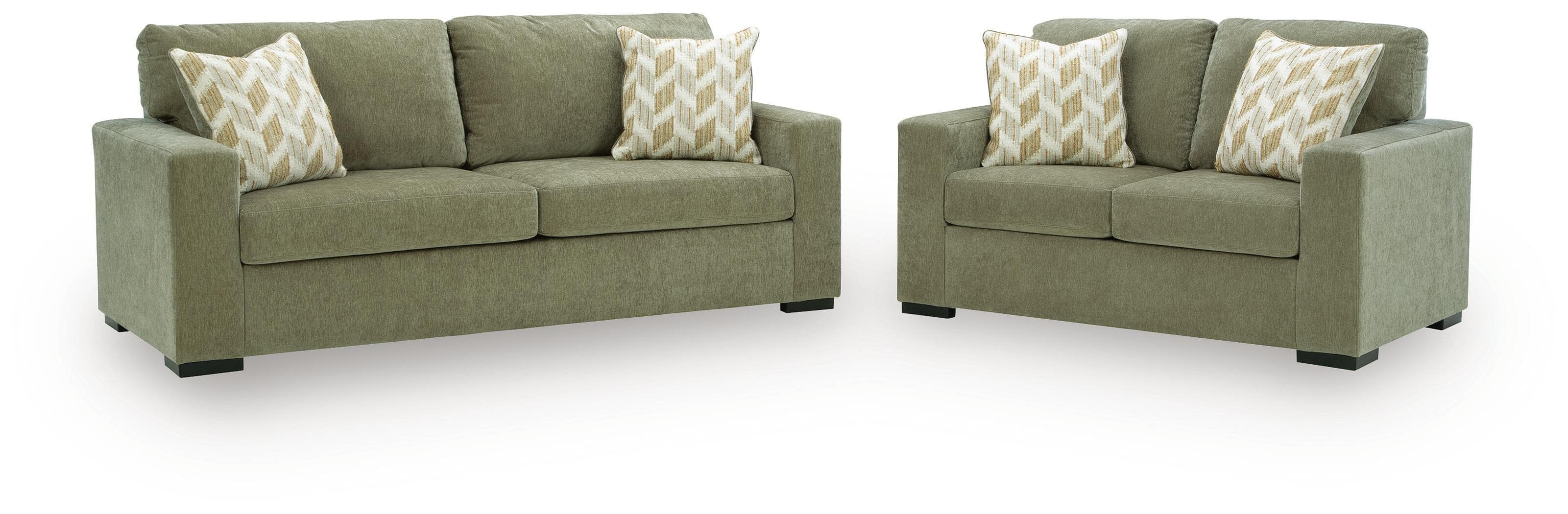 Bridgepoint - 2 Pc. - Sofa And Loveseat - Moss