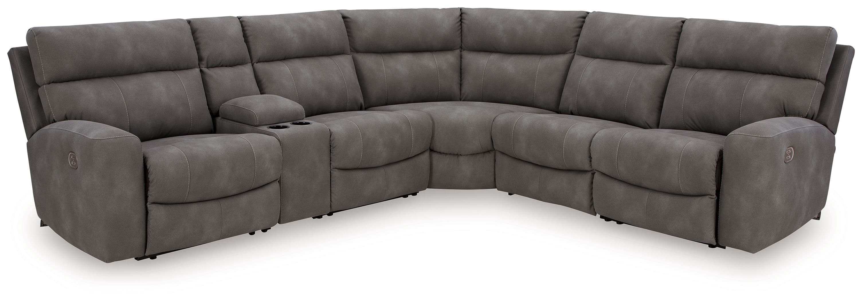 6-Piece Power Reclining Sectional · Slate