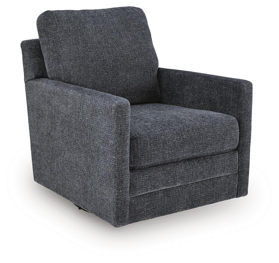 Dishford - Swivel Accent Chair - Storm
