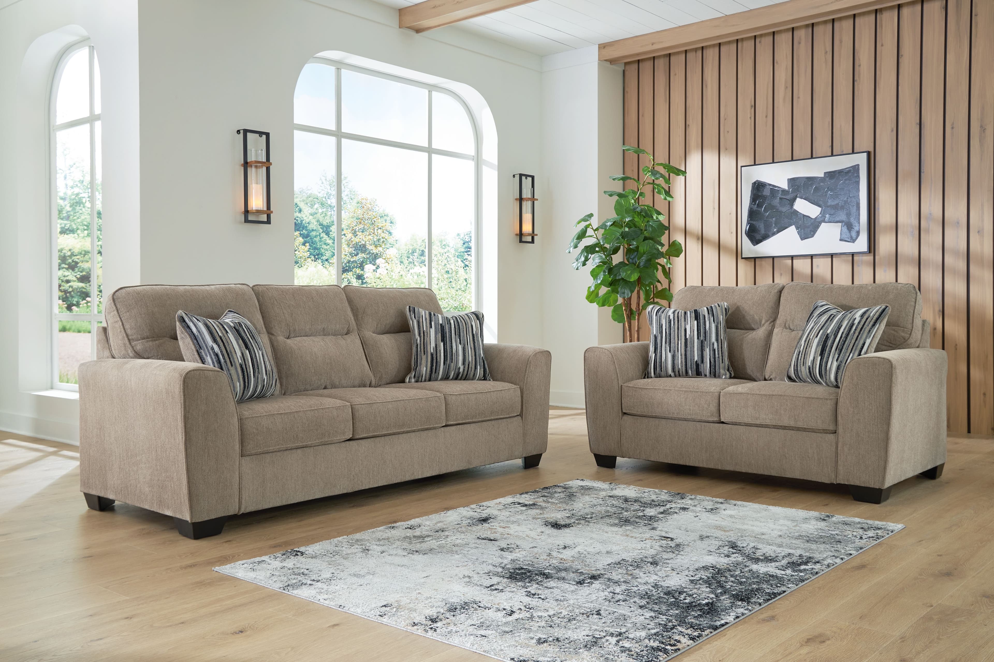 2 Pc. · Sofa, Loveseat · Mocha