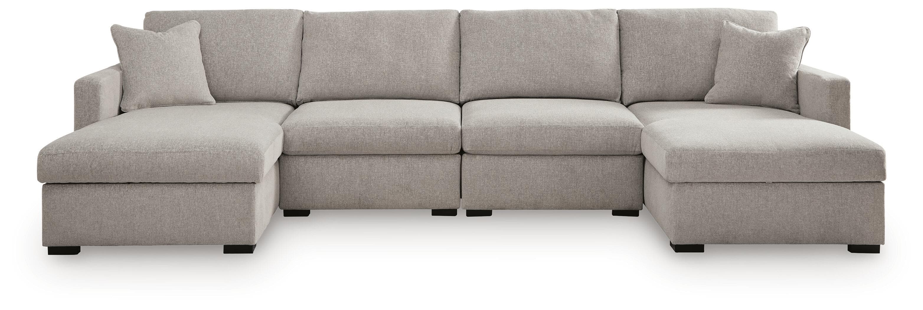 4-Piece Double Chaise Sectional