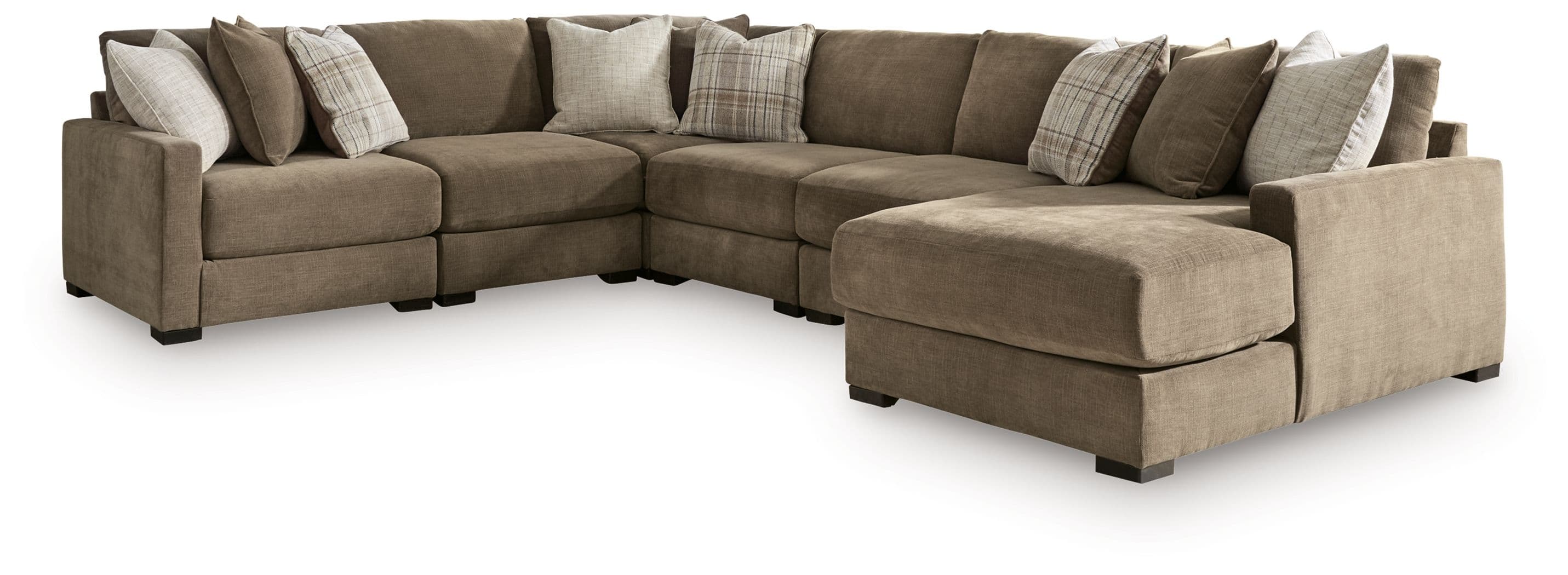 6-Piece Sectional With RAF Corner Chaise