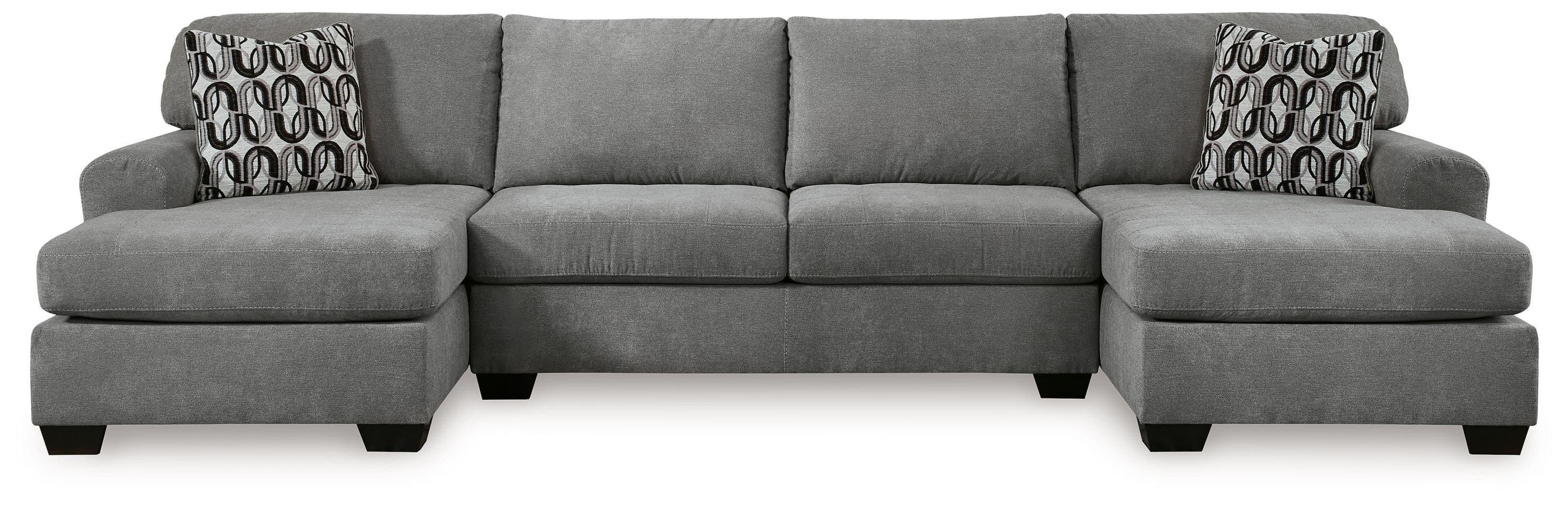 3-Piece Sectional With LAF And RAF Corner Chaises