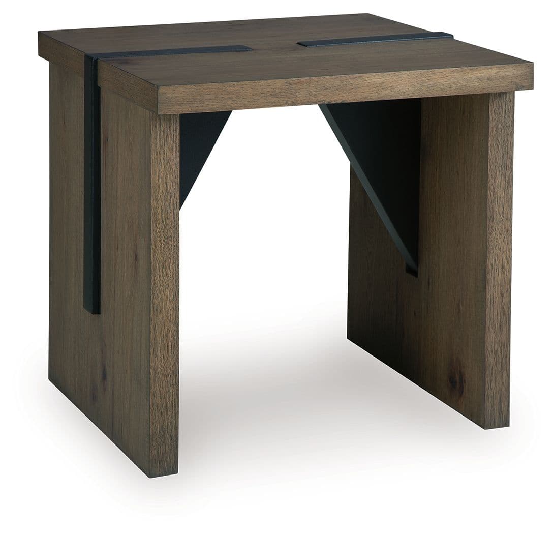 Kandinew - Square End Table - Light Brown