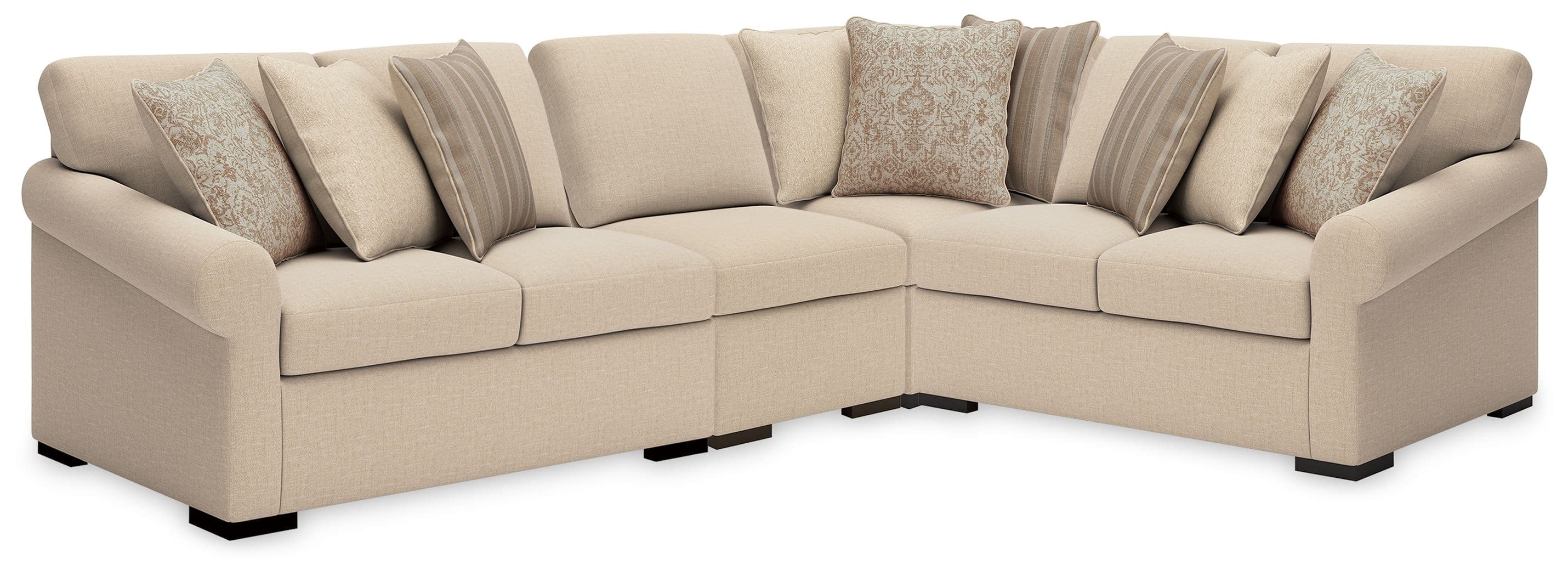 LadyMae - 4-Piece Sectional - Twill