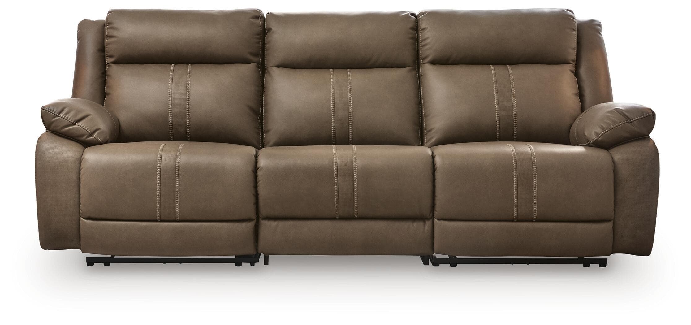 Max-Momentum - 3-Piece Power Sectional Reclining Sofa - Biscotti