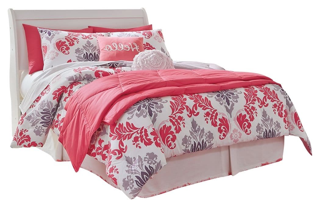 Anarasia - Full Sleigh Headboard - White
